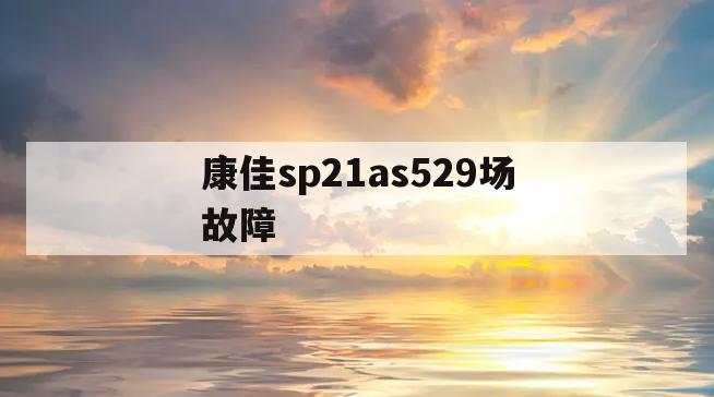 康佳sp21as529场故障(康佳sp21sk391开机保护)